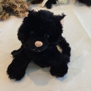 Webkinz Black Cat Stuffed Animal Toy